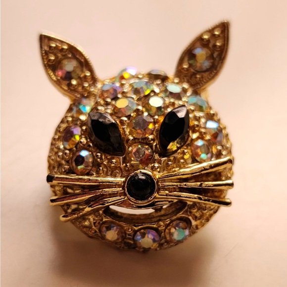 Vintage Matching cat pins. - Picture 2 of 7